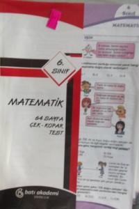 6. Sınıf Matematik Çek Kopar Test
