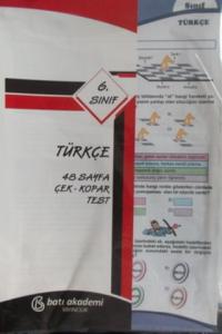 6. Sınıf Türkçe Çek Kopar Test