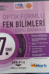 7. Sınıf Optik Formlu Fen Bilimleri Soru Bankası