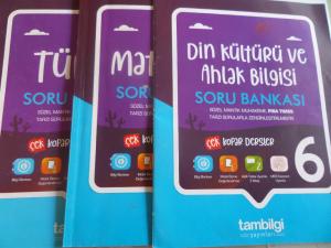 6. Sınıf Soru Bankası Kitapları / 3 Adet