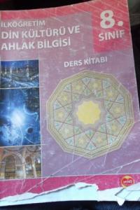 8. sınıf iköğretim Din Kültürü Ve Ahlak Bilgsi ders kitabı