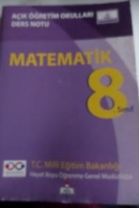 Matematik Açık Öğretim Okulları Ders Notu 8