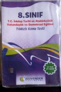 8. Sınıf T.C. İnkılap Tarihi ve Atatürkçülük Vatandaşlık ve Demokrasi Eğitimi Yıldızlı Konu Testi