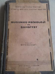 Bugünkü Psikoloji ve Şahsiyet