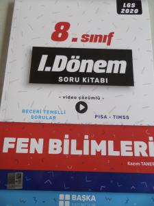 8. Sınıf I. Dönem Fen Bilimleri Soru Kitabı