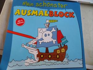 Mein Schönster Ausmal Block / Boyama Kitabı