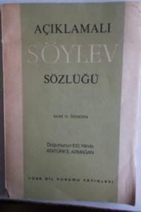 Açıklamalı Söylev Sözlüğü