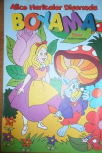 Alice Harikalar Diyarında Boyama Dergisi