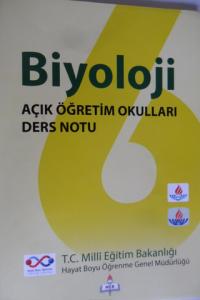 Biyoloji Açık Öğretim Okulları Ders Notu 6