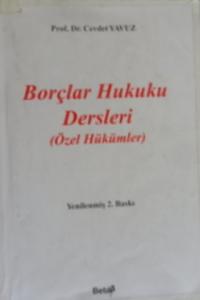 Borçlar Hukuku Dersleri (Özel Hükümler)