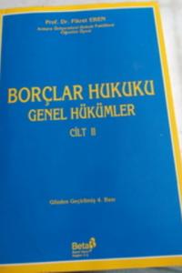 Borçlar Hukuku Genel Hükümler Cilt II