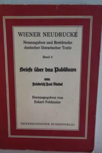 Briefe Über Das Publikum