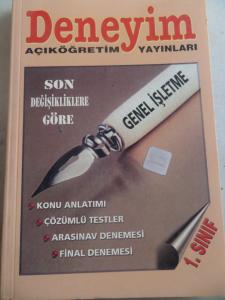 1. Sınıf Genel İşletme