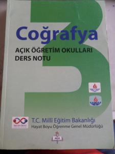 Coğrafya Açık Öğretim Okulları Ders Notu 3