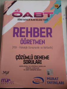 Rehber Öğretmen Çözümlü Deneme Soruları Rehber Öğretmen Çözümlü Deneme Soruları