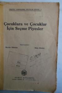 Çocuklara ve Çocuklar İçin Seçme Piyesler