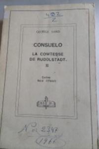 Consuelo La Comtesse De Rudolstadt II
