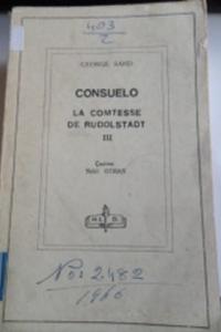 Consuelo La Comtesse De Rudolstadt III