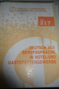 Deutsch Als Berufssprache In Hotel Und Gaststattengewerbe