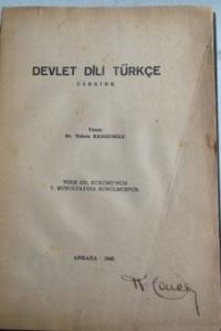 Devlet Dili Türkçe Üzerine