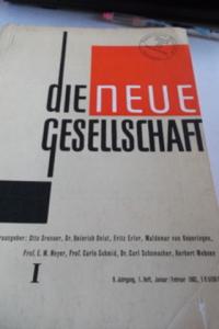 Die Neue Gesellschaft I