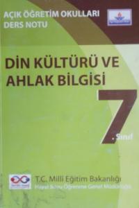Din Kültürü ve Ahlak Bilgisi Açık Öğretim Okulları Ders Notu 7