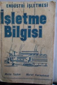 Endüstri İşletmesi İşletme Bilgisi
