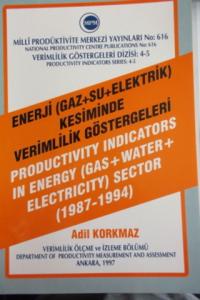 Enerji ( Gaz Su Elektrik ) Kesiminde Verimlilik Göstergeleri 1987 - 1994