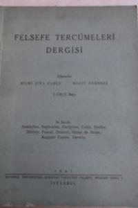 Felsefe Tercümeleri Dergisi I.Cilt 1.Sayı