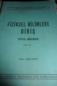 Fiziksel Bilimlere Giriş