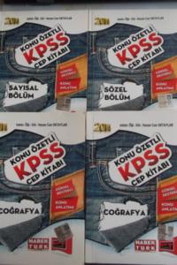 Genel Kültür Genel Yetenek Konu Özetli KPSS Cep Kitabı / 4 Adet