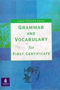 Grammar And Vocabulary For First Certificate