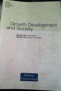 Growth Development and Society Module One - Two