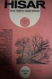 Hisar Aylık Fikir ve Sanat Dergisi 1977 / 158
