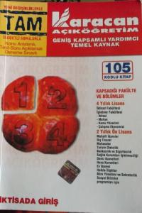 İKTİSADA GİRİŞ 105 Kodlu Kitap