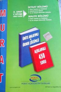 İktisat Maliye Bölümü 3.Sınıf C Kitabı