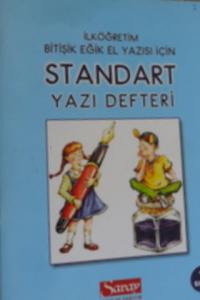 İlköğretim Bitişik Eğik El Yazısı İçin Standart Yazı Defteri