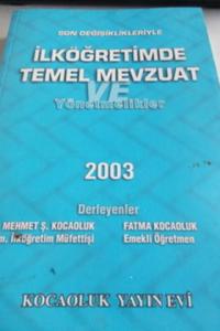 İlköğretimde Temel Mevzuat ve Yönetmelikler