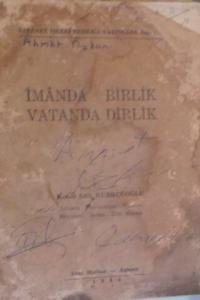 İmanda Birlik Vatanda Dirlik