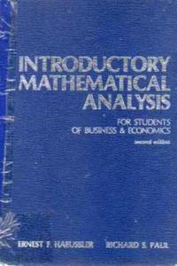 Intodüctory Mahhematical Analysis