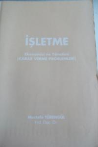 İşletme Ekonomisi ve Yönetimi