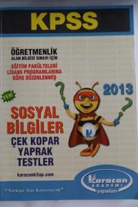 KPSS Öğretmenlik Alan Bilgisi Sınavı İçin - Sosyal Bilgiler Çek Kopar Yaprak Testler