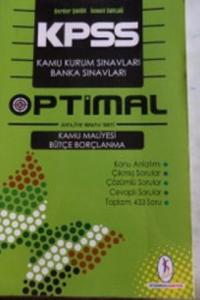 KPSS Optimal Kamu Maliyesi Bütçe Borçlanma