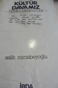 Kültür Davamız Temel Meseleler