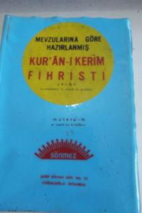 Kur'an-ı Kerim Fihristi