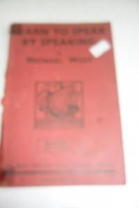 Learn To Speak By Speaking