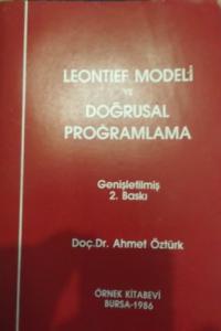 Leontief Modeli ve Doğrusal Proğramlama