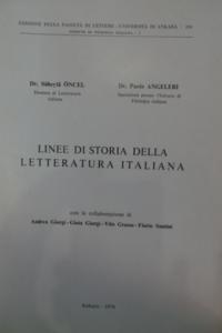 Linee Di Storia Della Letteratura İtaliana
