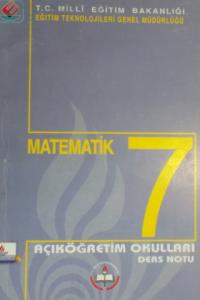 Matematik 7 Açıköğretim Ders Notu