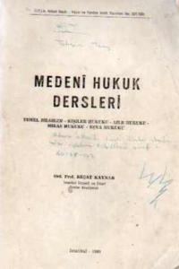 Medeni Hukuk Dersleri